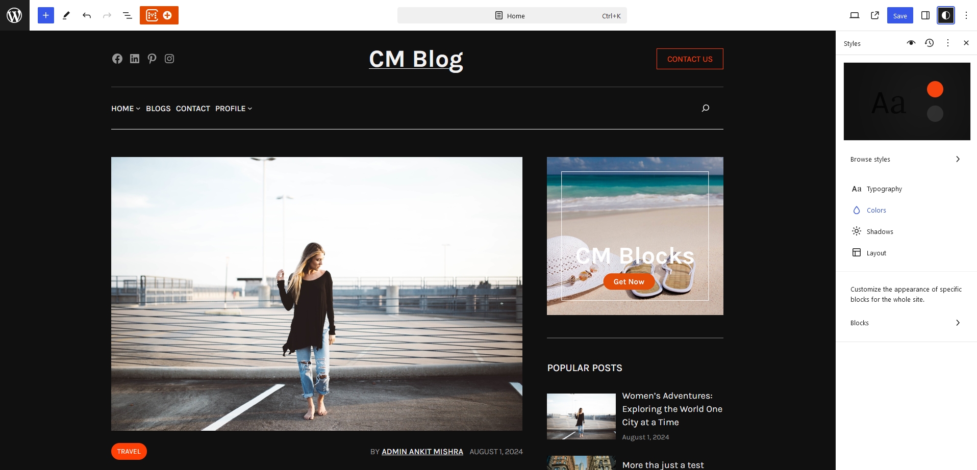 CM Blog Global Styles 