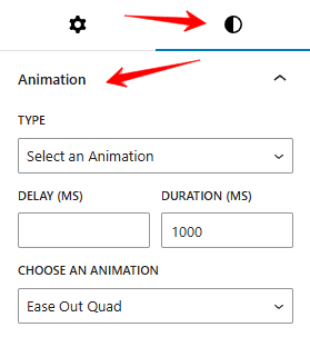 Animation Setting