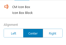 CM Icon Box Setting