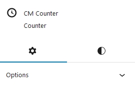 CM  Counter settings styles
