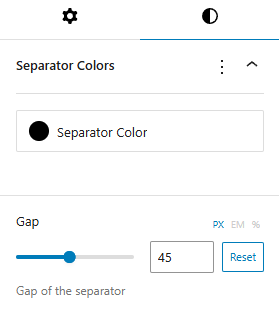 CM  Separator Styles